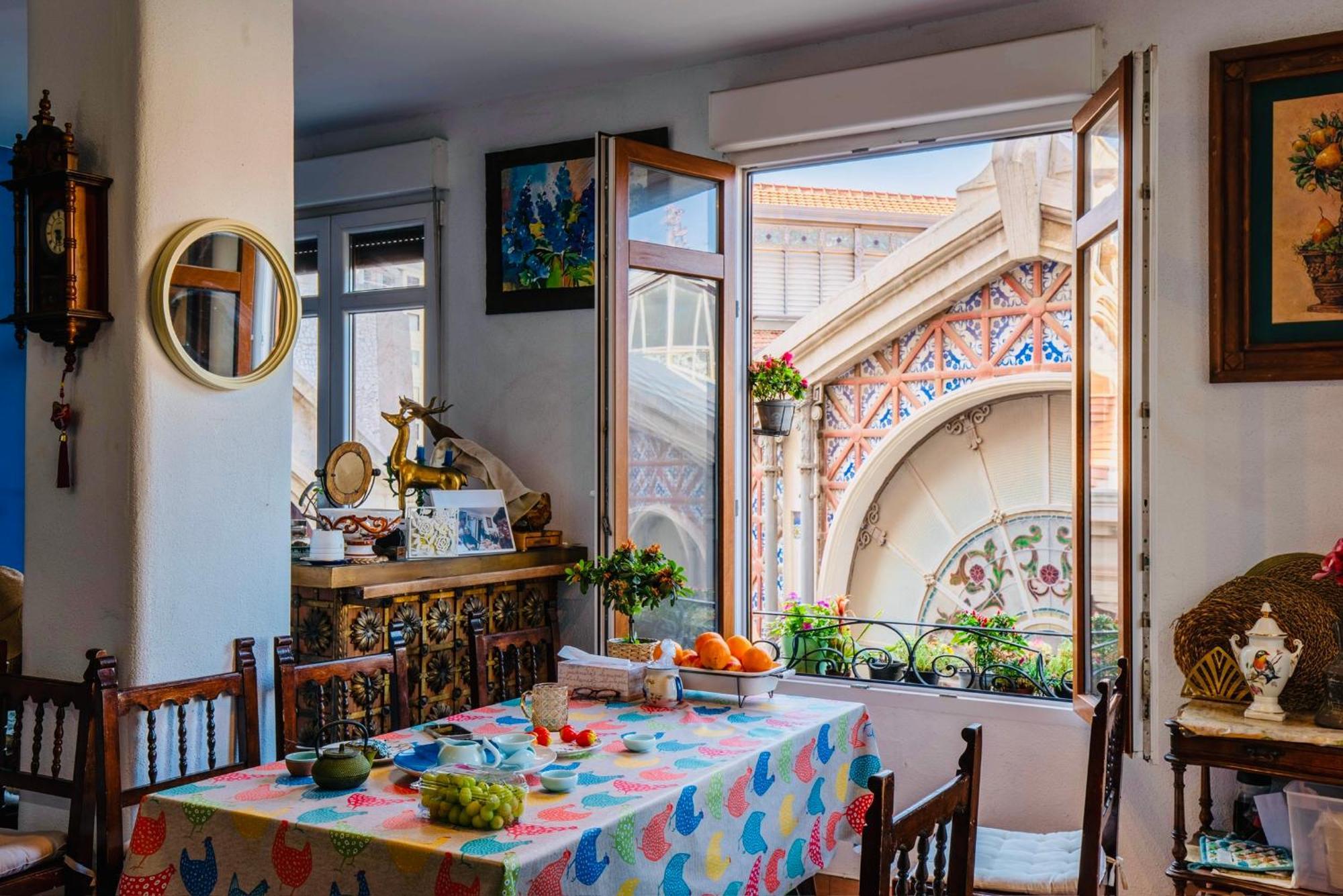 Mirador 1 Del Mercado Central - Habitacion Con Bano Privado En El Centro De La Ciudad Vella Valencia Exterior foto